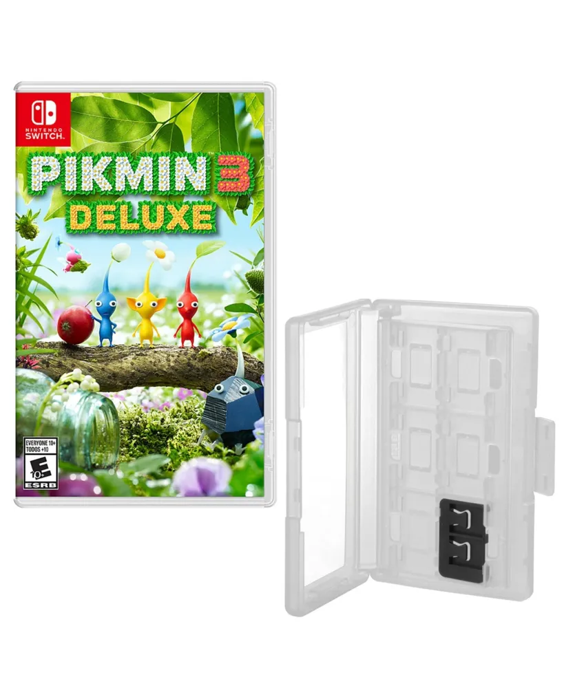 Nintendo Pikmin 3 Deluxe with 12 Game Caddy for Switch