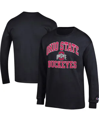 Men's Champion Ohio State Buckeyes High Motor Long Sleeve T-shirt