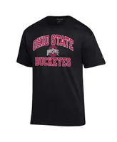 Men's Champion Black Ohio State Buckeyes High Motor T-shirt