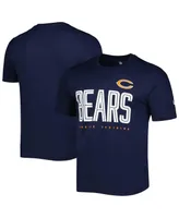 Men's New Era Navy Chicago Bears Combine Authentic Training Huddle Up T-shirt