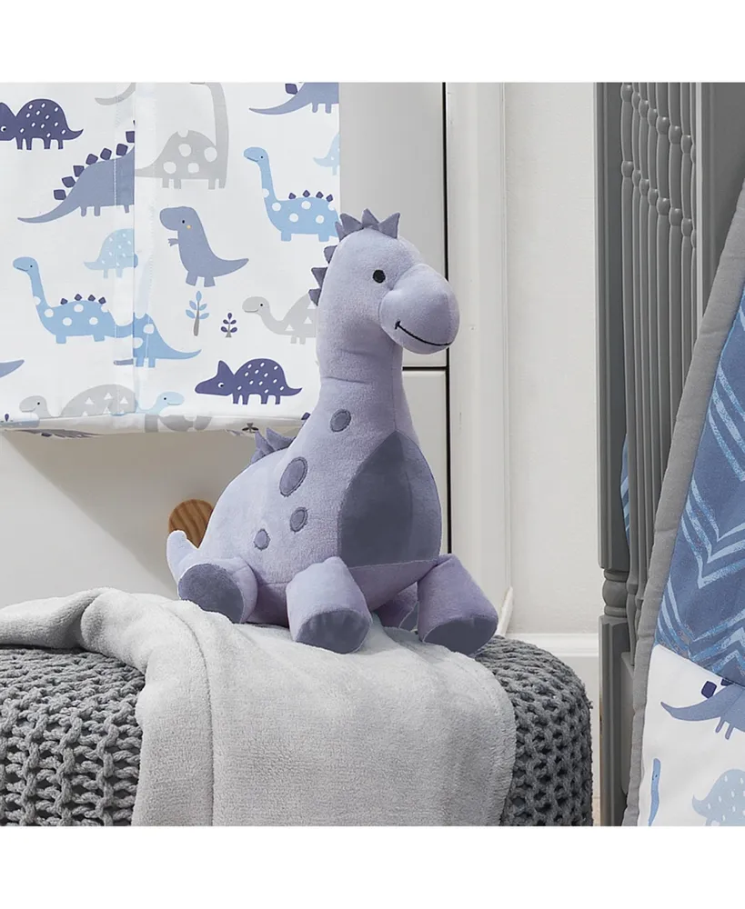 Bedtime Originals Roar Blue Plush Dinosaur Stuffed Animal - Rex