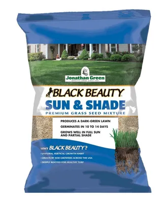 Jonathan Green (#12002) Black Beauty Sun & Shade Grass Seed, 3# bag
