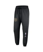 Men's Jordan Black Charlotte Hornets 2022/23 City Edition Showtime ThermaFlex Sweatpants