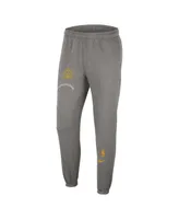 Men's Nike Heather Charcoal Golden State Warriors 2022/23 City Edition Courtside Brushed Fleece Sweatpants