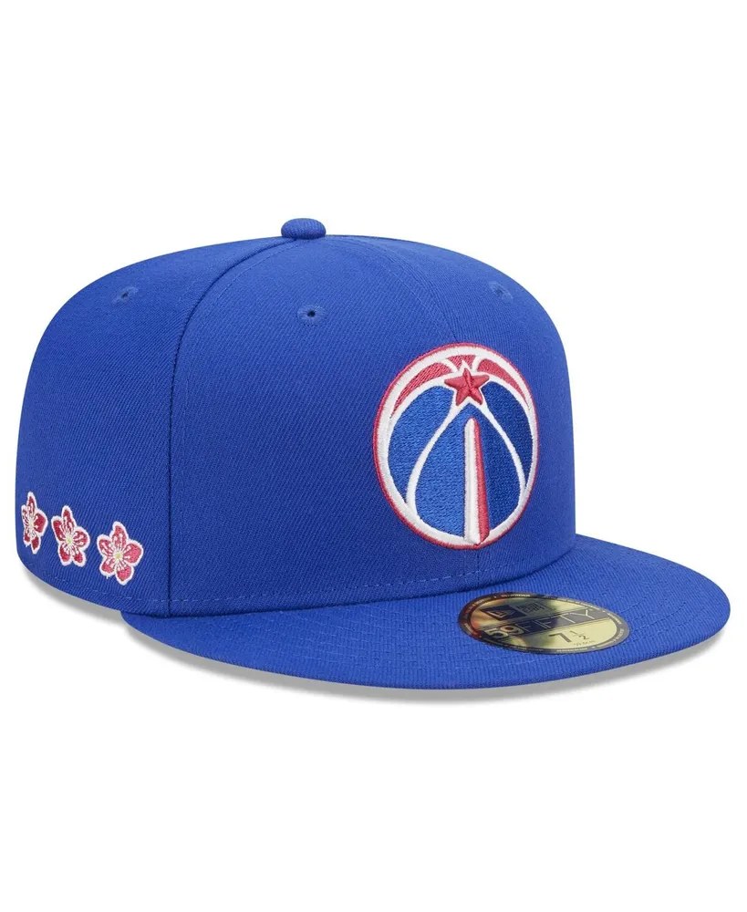 Men's New Era Blue Washington Wizards 2022/23 City Edition Alternate Logo 59FIFTY Fitted Hat