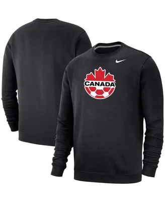 Men's Nike Black Canada Soccer Fleece Pullover Sweatshirt