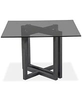 Emila 48" Square Glass Mix and Match Dining Table, Created for Macy's