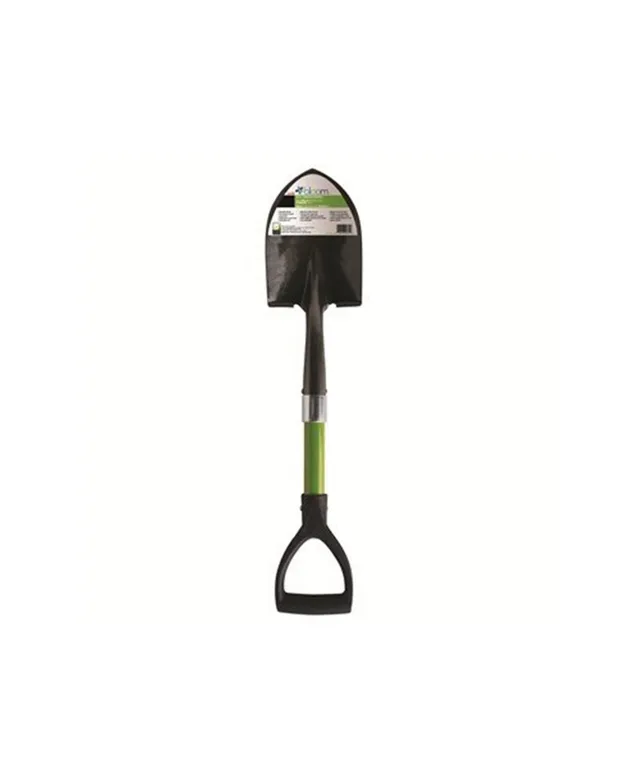 Bully Tools 82510 14-Gauge Round Point Shovel with Fiberglass D-Grip Handle,  46