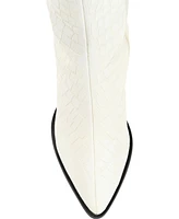 Journee Signature Women's Laila Block Heel Knee High Dress Boots