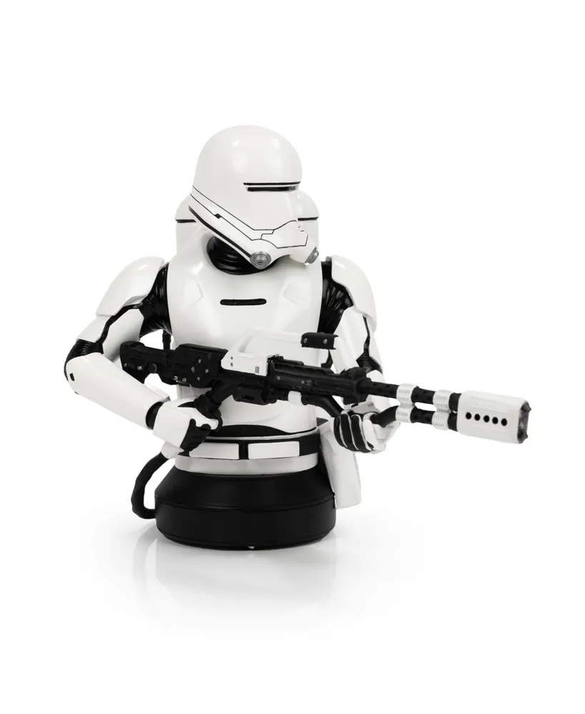 Star Wars First Order Flametrooper Figure Statue | 7-Inch Character Resin Bust | Mini Action Figure Collectible Statue