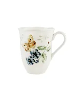 Lenox Butterfly Meadow 12 Oz. Floral Porcelain Mug