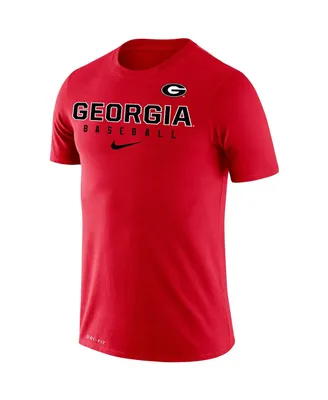 Men's Nike Red Georgia Bulldogs Baseball Legend Performance T-shirt