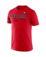 Men's Nike Red Georgia Bulldogs Baseball Legend Performance T-shirt