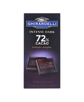 Ghirardelli Intense Dark 72% Cacao Twilight Delight Chocolate Bars - Case of 12
