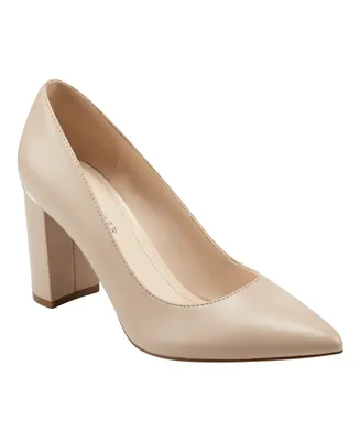 Marc Fisher Women's Viviene Slip-On Block Heel Pumps