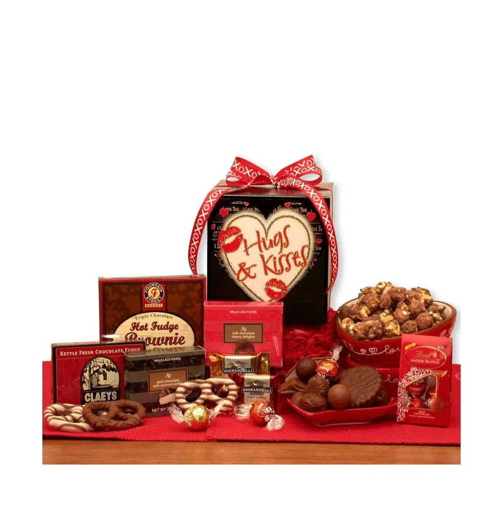 Gbds Hugs & Kisses Valentine Care Package - valentines day candy