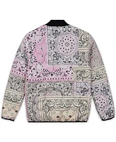 Reason Men's Paisley Quilted Jacket