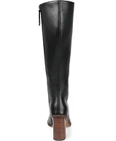 Journee Signature Women's Tamori Stacked Heel Knee High Boots