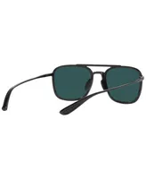 Maui Jim Unisex Keokea 55 Sunglasses, MJ00068355-x