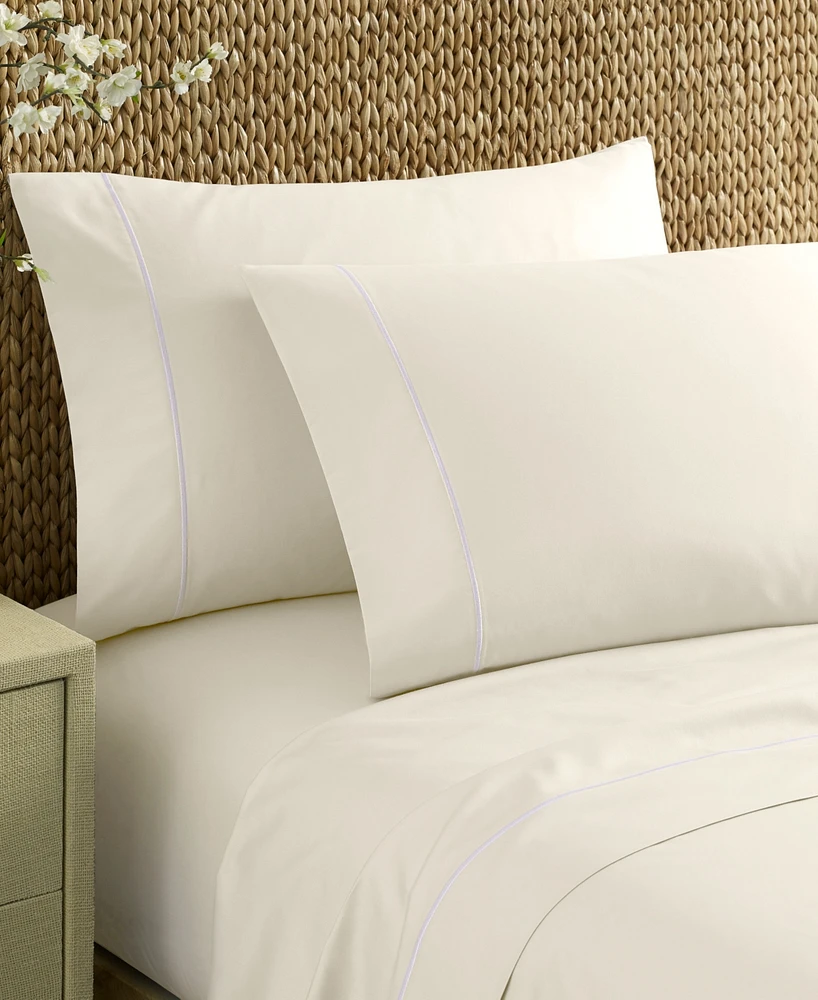 Nautica Regatta 400 Thread Count Cotton Sateen 4-Piece Sheet Set