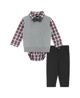 Andy & Evan Baby Boys Grey Holiday Set