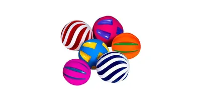 Kaplan Early Learning Tactile Squeaky Balls - Set of 6