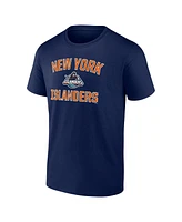 Men's Fanatics Navy New York Islanders Special Edition 2.0 Wordmark T-shirt