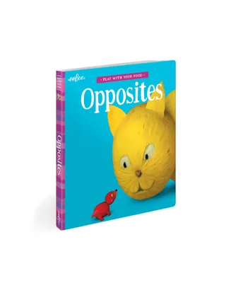 Eeboo Play with Your Food Opposites Board Book