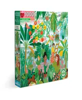 Eeboo Piece and Love Plant Ladies 1000 Piece Square Adult Jigsaw Puzzle Set