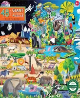 Eeboo within the Biomes 48 Piece Giant Jigsaw Puzzle