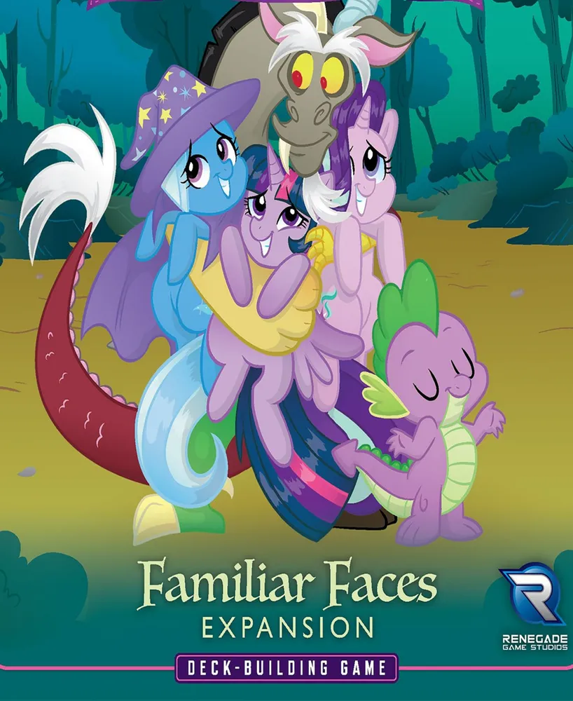Renegade Game Studios My Little Pony Adventures in Equestria - Familiar Faces Expansion Deck-Building Game Set, 98 Pieces