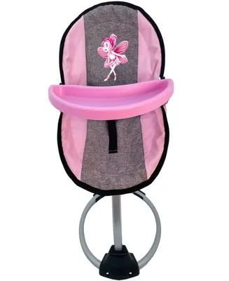 Dimian Bambolina 3-in-1 Doll Highchair or Swing Set Kids Pretend Play