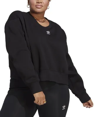adidas Originals Plus Size Adicolor Essentials Crew Sweatshirt