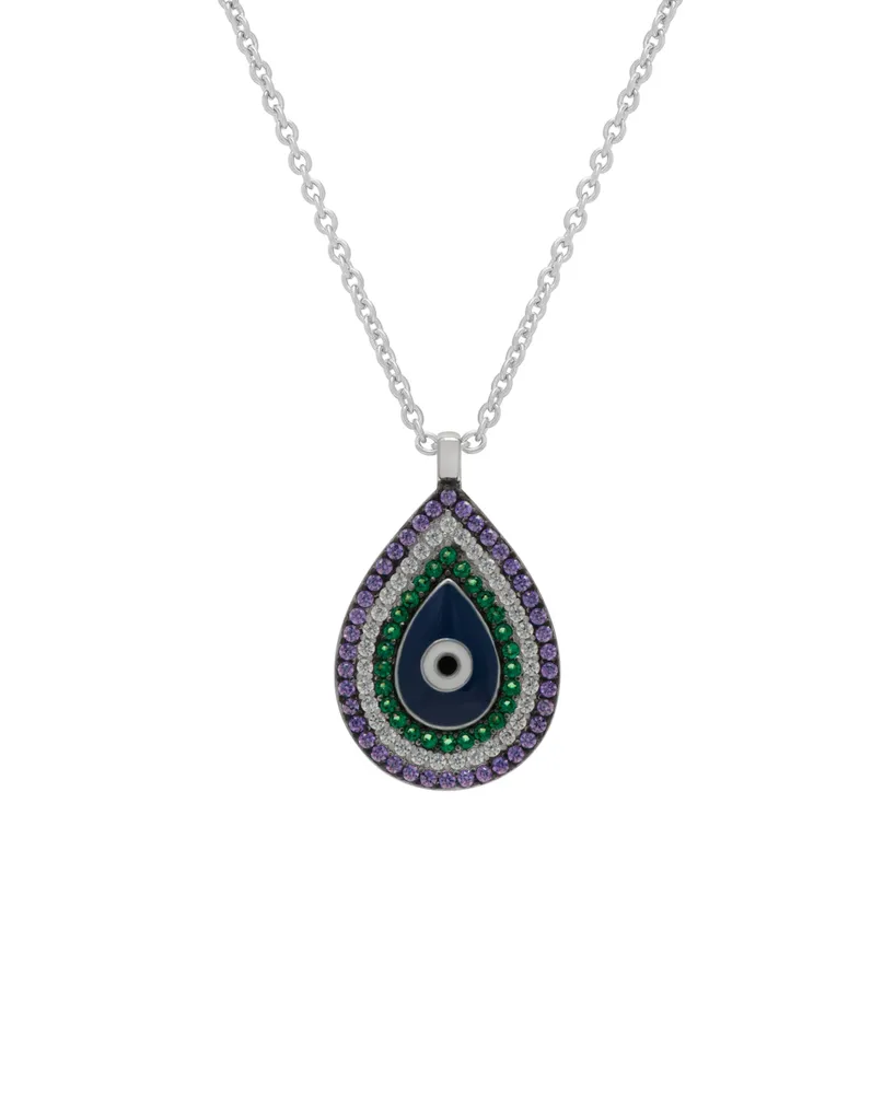 Macy's Cubic Zirconia Evil Eye Pear