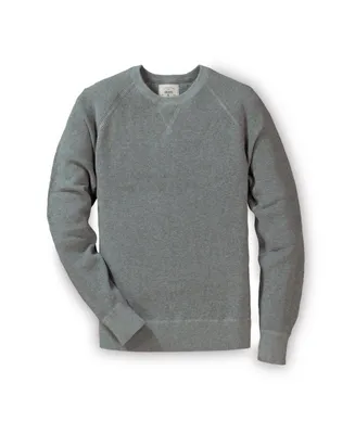 Hope & Henry Men's Waffle Knit Pullover Sweater
