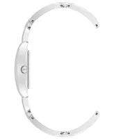 Anne Klein Women's Silver-Tone Alloy Open Link Bracelet Watch, 33mm