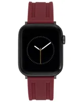 Vince Camuto Men's Premium Silicone Band Compatible with 42/44/45/Ultra/Ultra 2 Apple Watch