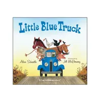 Yottoy The Little Blue Truck Board Book and 8.5" Plush Truck Set