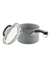 Farberware Ceramic Nonstick Straining 3 Quart Saucepan with Lid