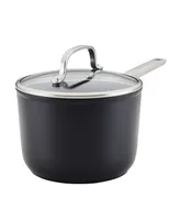 KitchenAid Hard-Anodized 3 Quart Induction Nonstick Saucepan with Lid