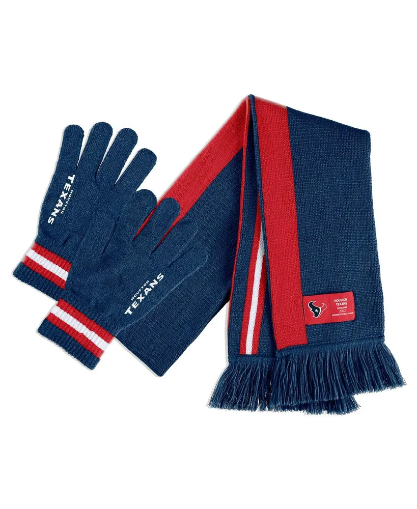 Women's Wear by Erin Andrews Houston Texans Scarf and Glove Set