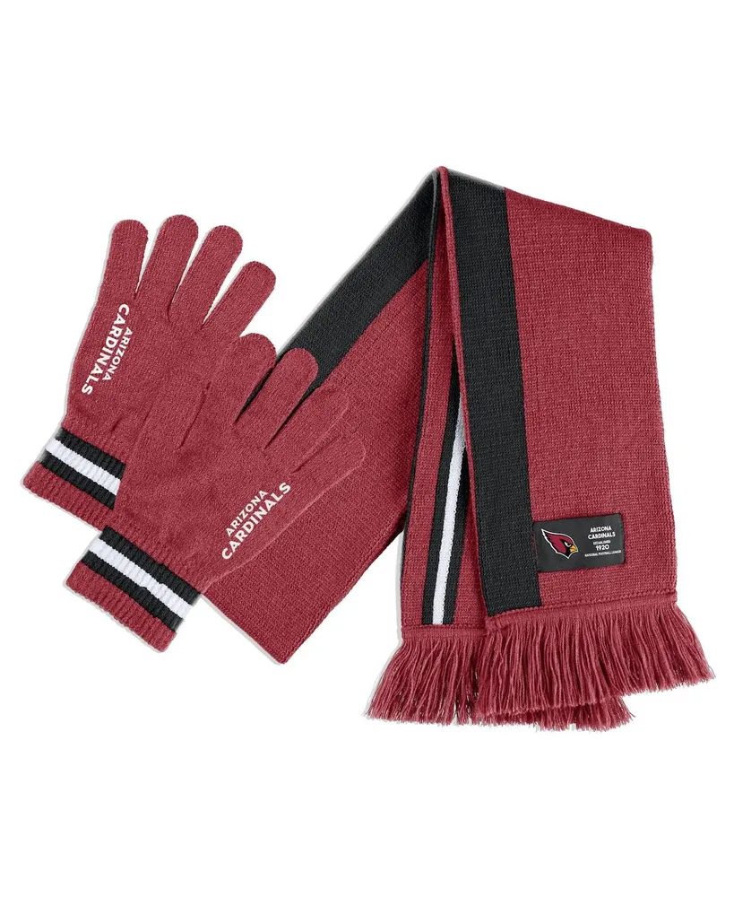 Women's Wear by Erin Andrews Arizona Cardinals Scarf and Glove Set