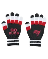 Women's Wear by Erin Andrews Tampa Bay Buccaneers Striped Scarf and Gloves Set