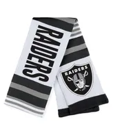 Women's Wear by Erin Andrews Las Vegas Raiders Jacquard Striped Scarf