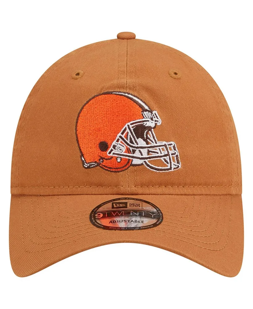 Men's New Era Brown Cleveland Browns Core Classic 2.0 9TWENTY Adjustable Hat