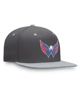 Men's Fanatics Charcoal Washington Capitals Authentic Pro Home Ice Snapback Hat