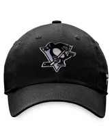 Women's Fanatics Black Pittsburgh Penguins Iconic Glimmer Adjustable Hat