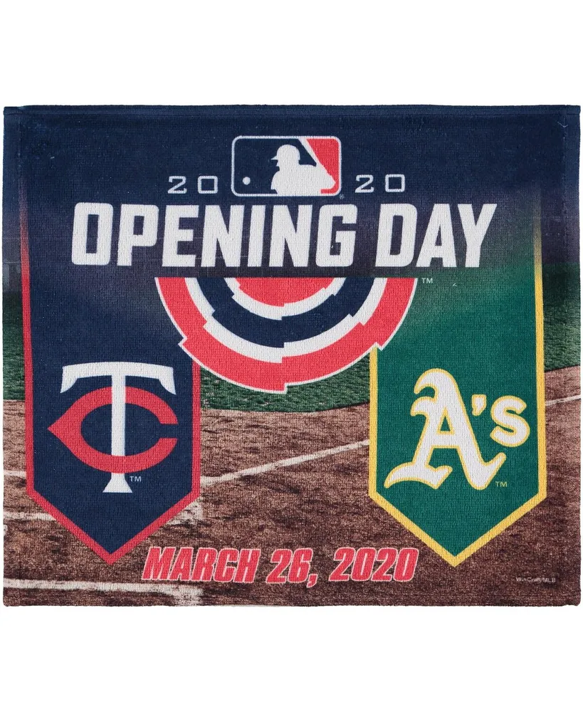 Wincraft Oakland Athletics vs. Minnesota Twins 15" x 18" 2020 Opening Day Rally Towel