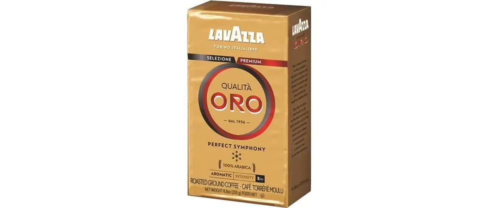 LavAzza Qualita Oro Ground Coffee (Pack of 2)
