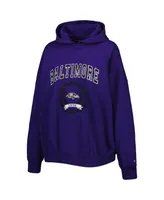 Women's Tommy Hilfiger Purple Baltimore Ravens Becca Drop Shoulder Pullover Hoodie